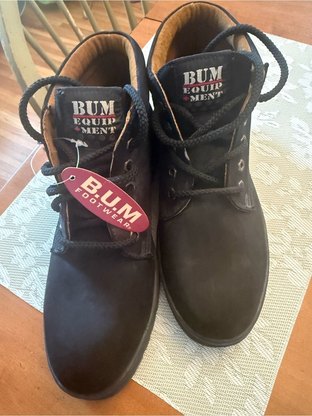 Bum Equipment Men's Black Casual Lace-Up Boots